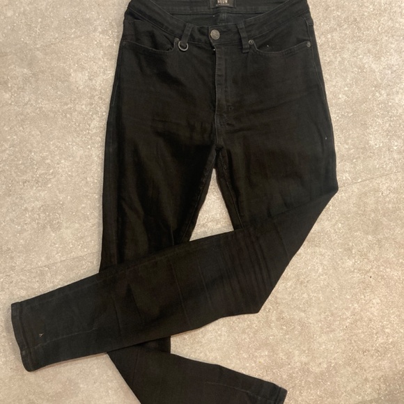 Dark Black High Rise Jeans Neuw Brand Australian Marilyn Skinny - Picture 2 of 3